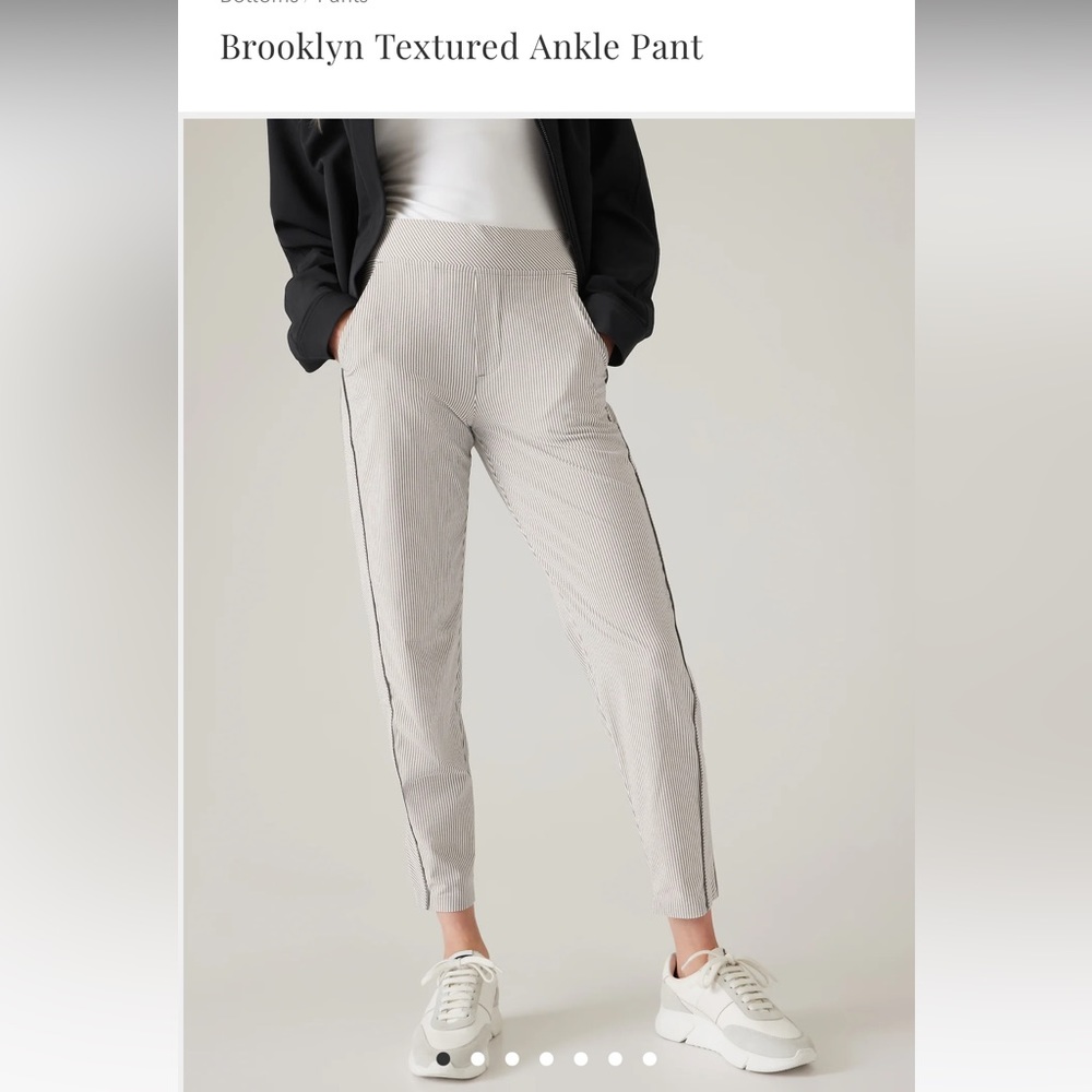 Athleta Brooklyn Textured Ankle Pant Size 4